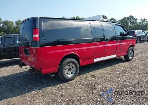 2014 GMC Savana 3500 Work Van from USA, damaged, VIN 1GTZ7UFG6E1134785
